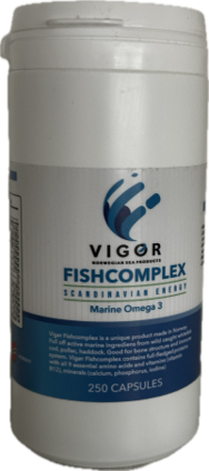 Vigør fisketilskudd i kapsler