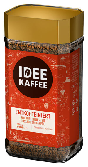 Idee Kaffe instant koffeinfri 200 gr