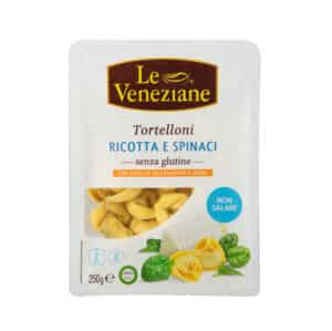 Le Veneziane Glutenfrie Tortelloni m/ Cottage cheese og Spinat