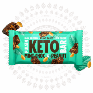 Pulsin Mintsjokolade og peanøtt Keto Bar