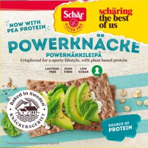 Schär Powerknekkebrød nytt design (Semper Powerknekke)