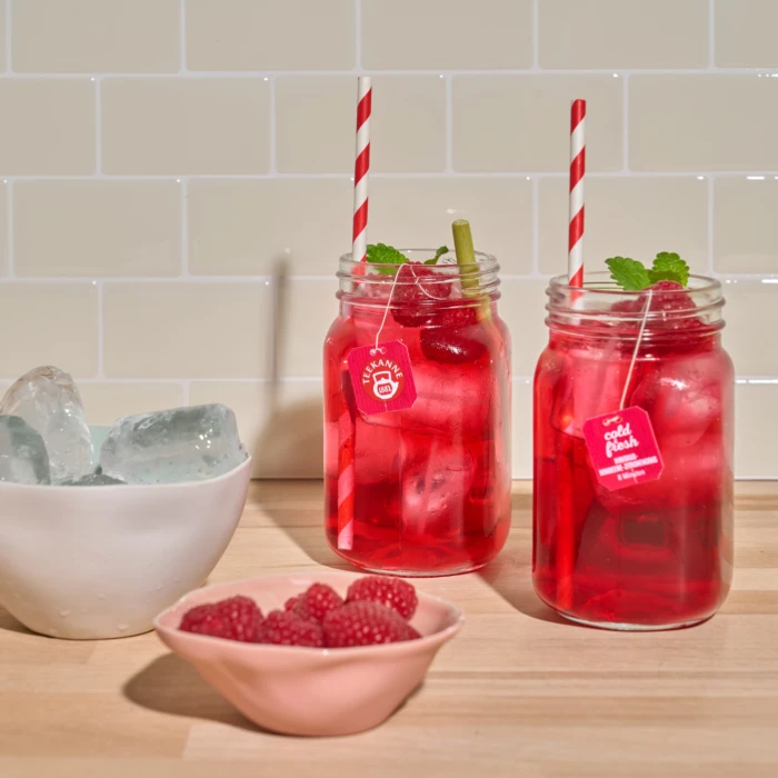 Teekanne Cold & Fresh Hibiskus, Bringebær og Sitrongress - Bilde 2