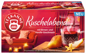 Teekanne "Kosekveld" Frukt te med Pære og vanilje  -  Kuschelabend