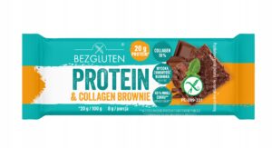 Bezgluten Protein og collagen Brownie