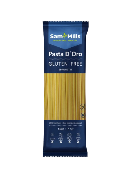 Sam Mills pasta Dòro spaghetti
