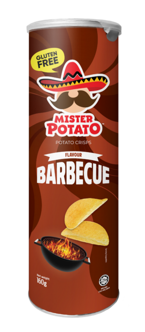 Mister Potato Barbecue Onion Potet Chips.